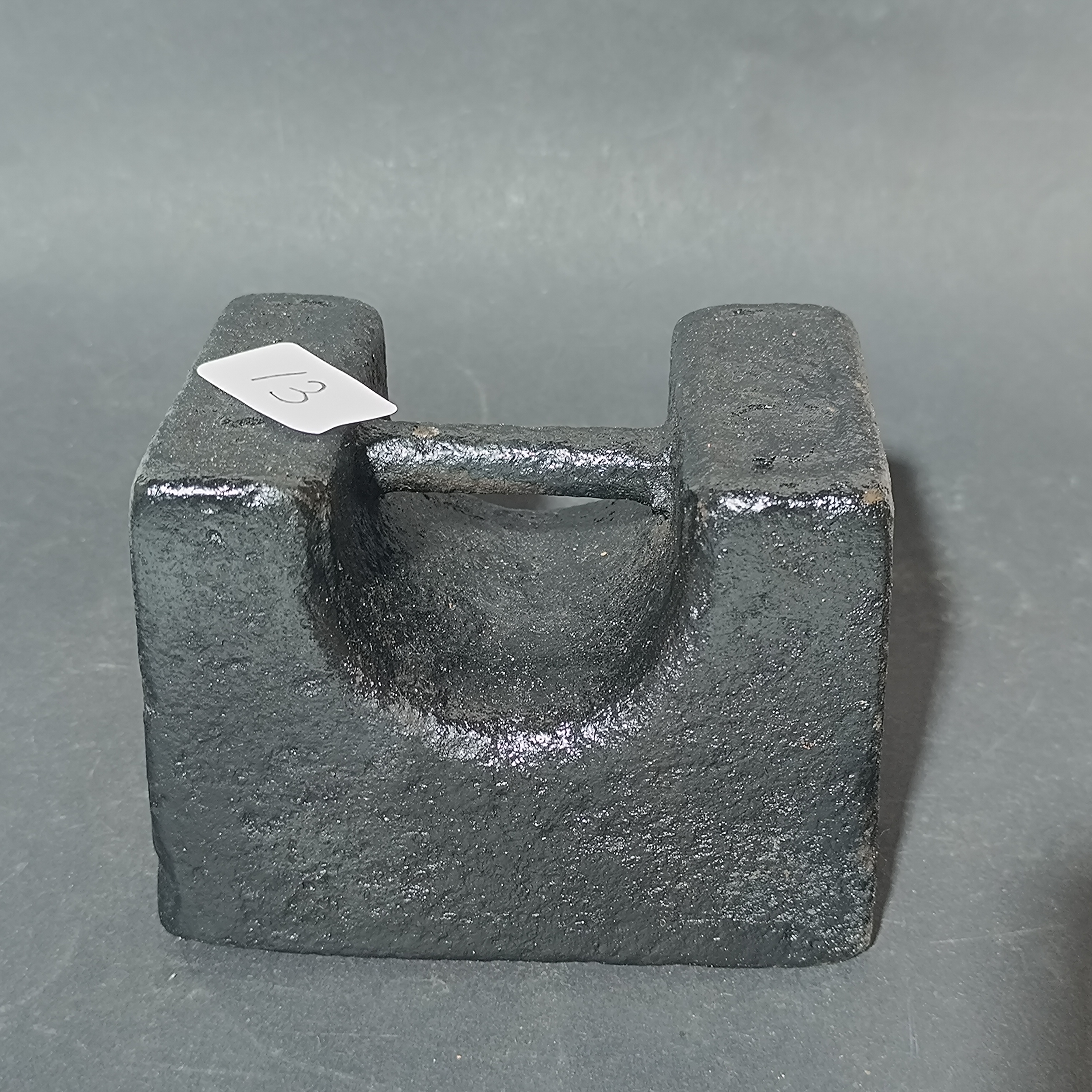 Antique Cast Iron Calibration Block Weight