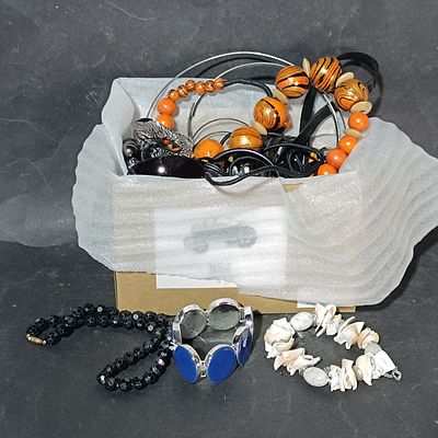 An Assortment of Contemporary Fashion Costume Jewelry