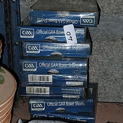 A Collection of 8 Pairs of Official GAA Boxer Shorts