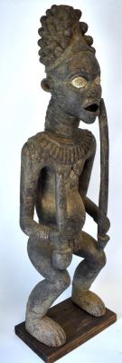 Important Antique Classical Bangwa Figure. Male Dancer Cross River Region Cameroon One of the 