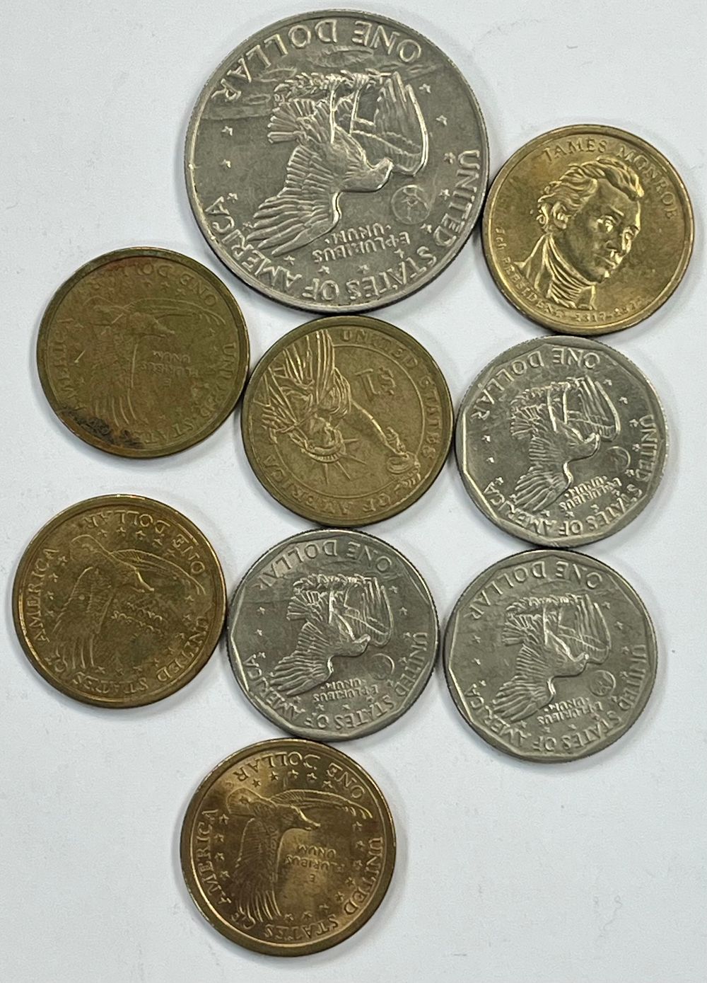 תשעיית מטבעות דולר ארצות הברי ת.