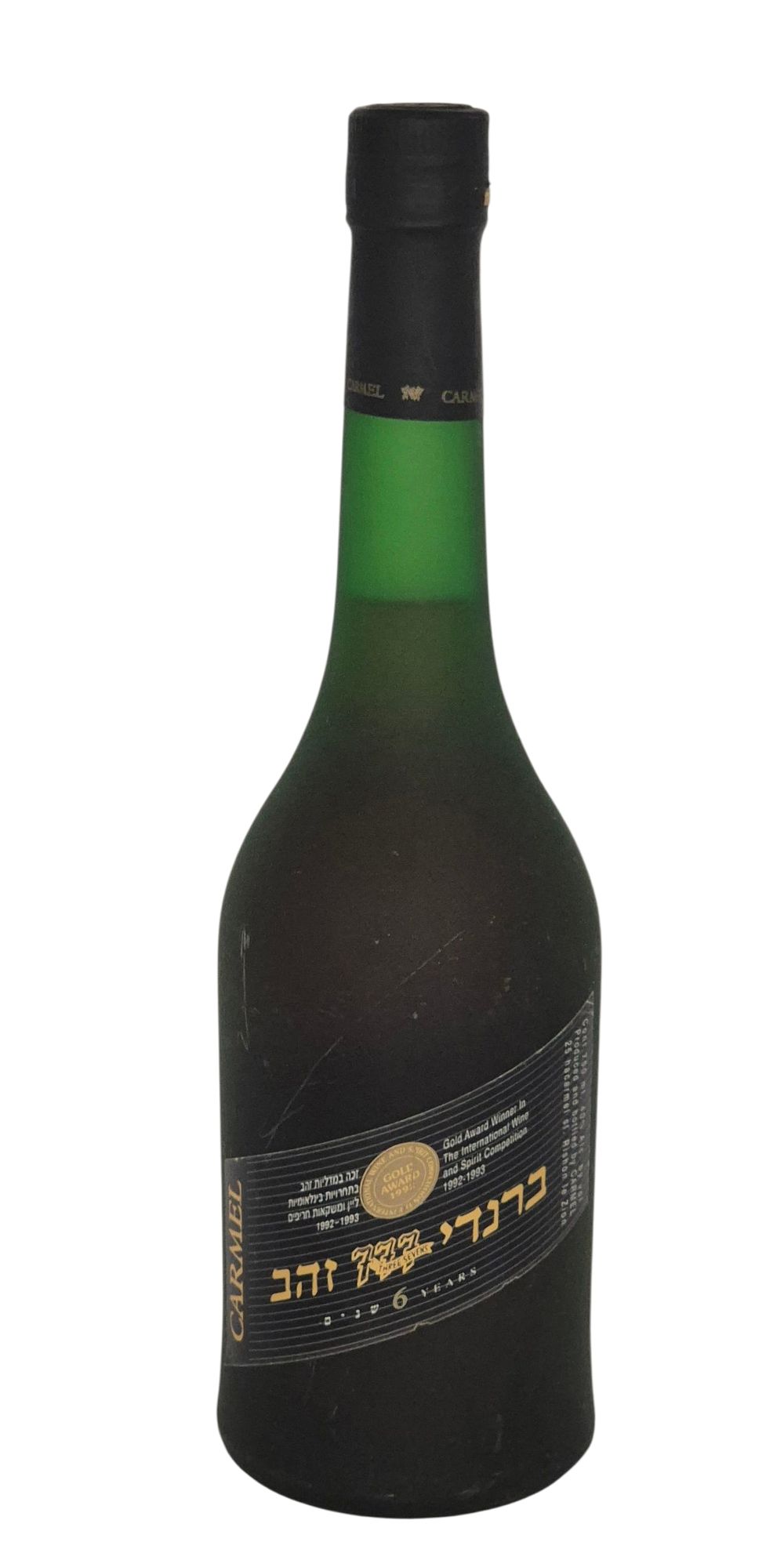 ברנדי מדליית זהב 777 שהתיישן 6 שנים זכה במדליות זהב בתחרויות בינלאומיות. מיוצר ע"י כרמל מזרחי 