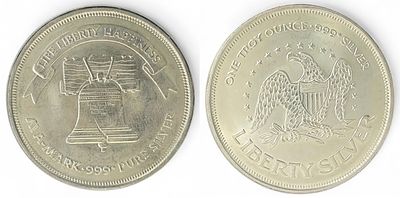 אונקיית כסף טהור, נשר אמריקאי.