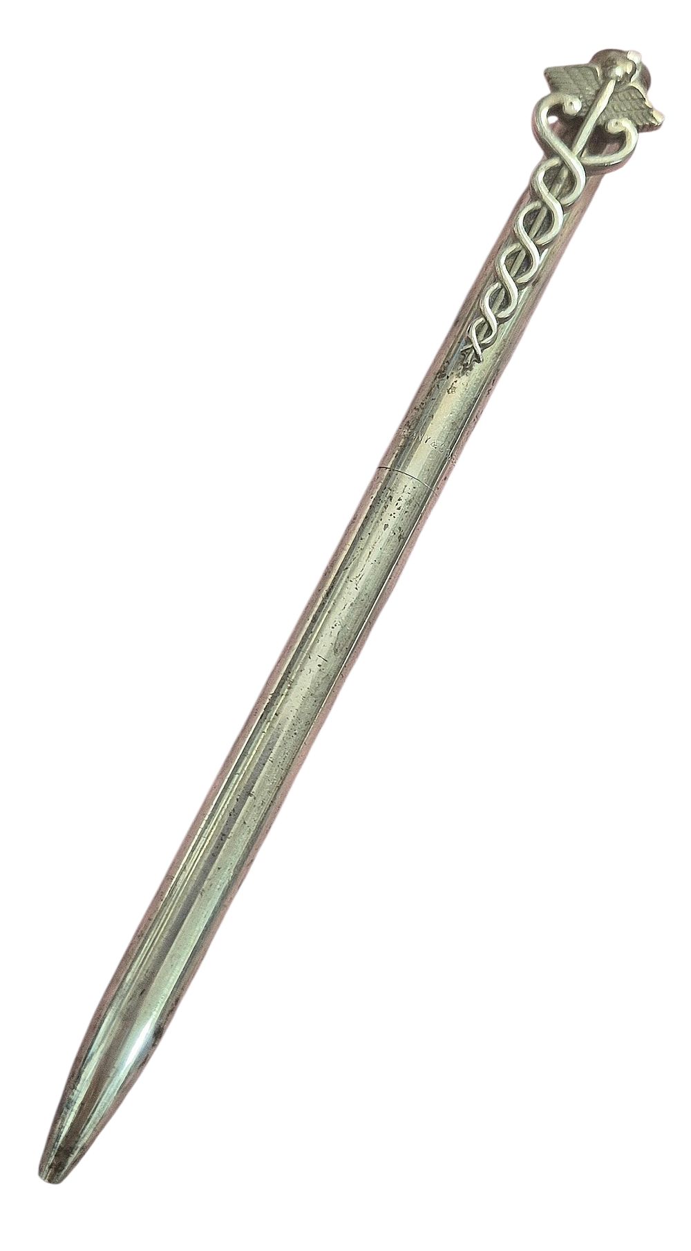 Tiffany &amp; Co. doctor's pen with international medical symbol. With new refill (in black) 