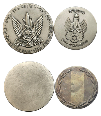 מדליית הוקרה חיל האוויר אגף טכני, עשויה ברונזה ומדליית הוקרה חיל האוויר . 
קוטר 7 ס"מ וקוטר 