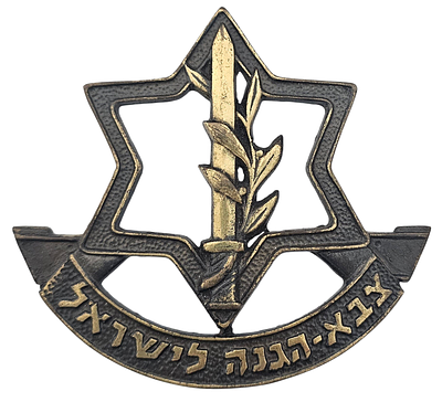 סמל צבא הגנה לישראל גדול! לתלייה ככל הנראה על מגן... 
מידות: 12X11 ס"מ