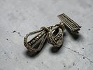 Rare silver filigree brooch with hanging ornamentation, by Bezalel Silver 925. Marked. In Image - 1