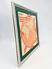 Karl Lagerfeld framed silk scarf titled "Flight Plan", designed by the renowned German-born Image - 3