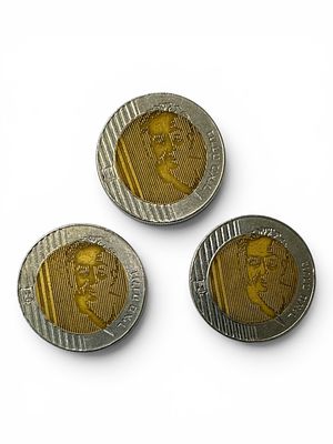 שלישיית מטבעות עשרה שקלים גולדה מאיר, מצבים טובים.