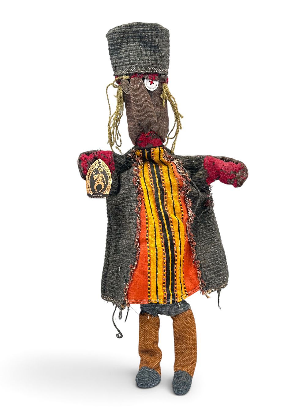 A museum-quality piece: Hannah Yakin – Puppet Theater; a large, handmade rag doll, complete 