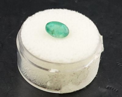 1.55 CT Panjshir Oval Cut Emerald . Beautiful Color and Cut!