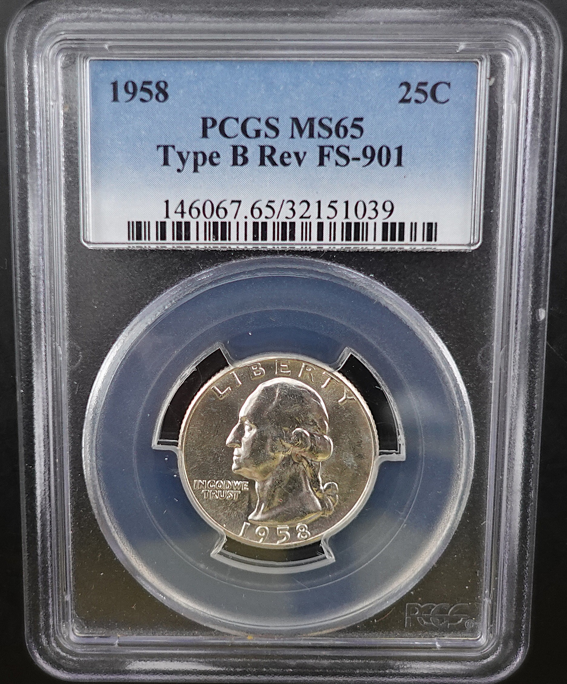 1958 Washington Quarter