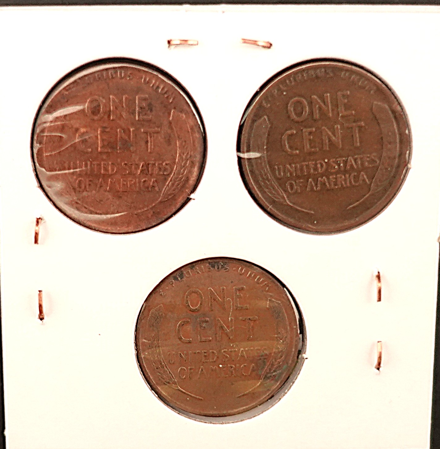 Set of 1911 Wheat Cents