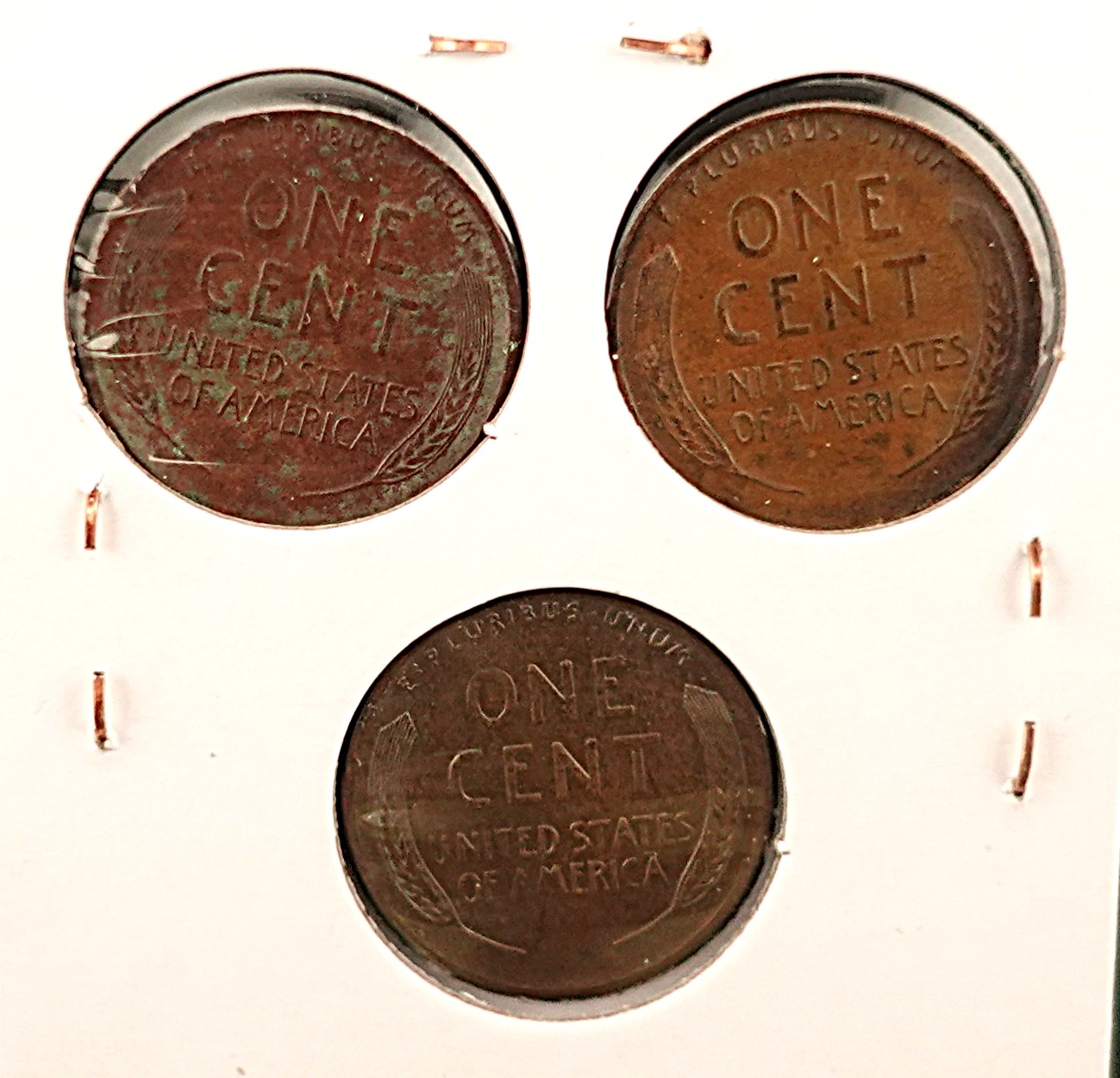 Set of 1912 Wheat Cents