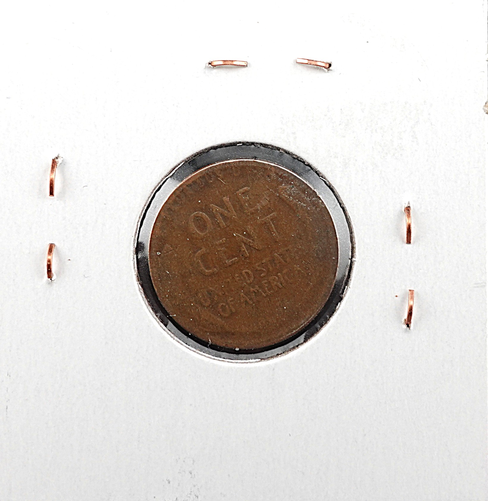 1922 No D Weak Reverse Wheat Cent