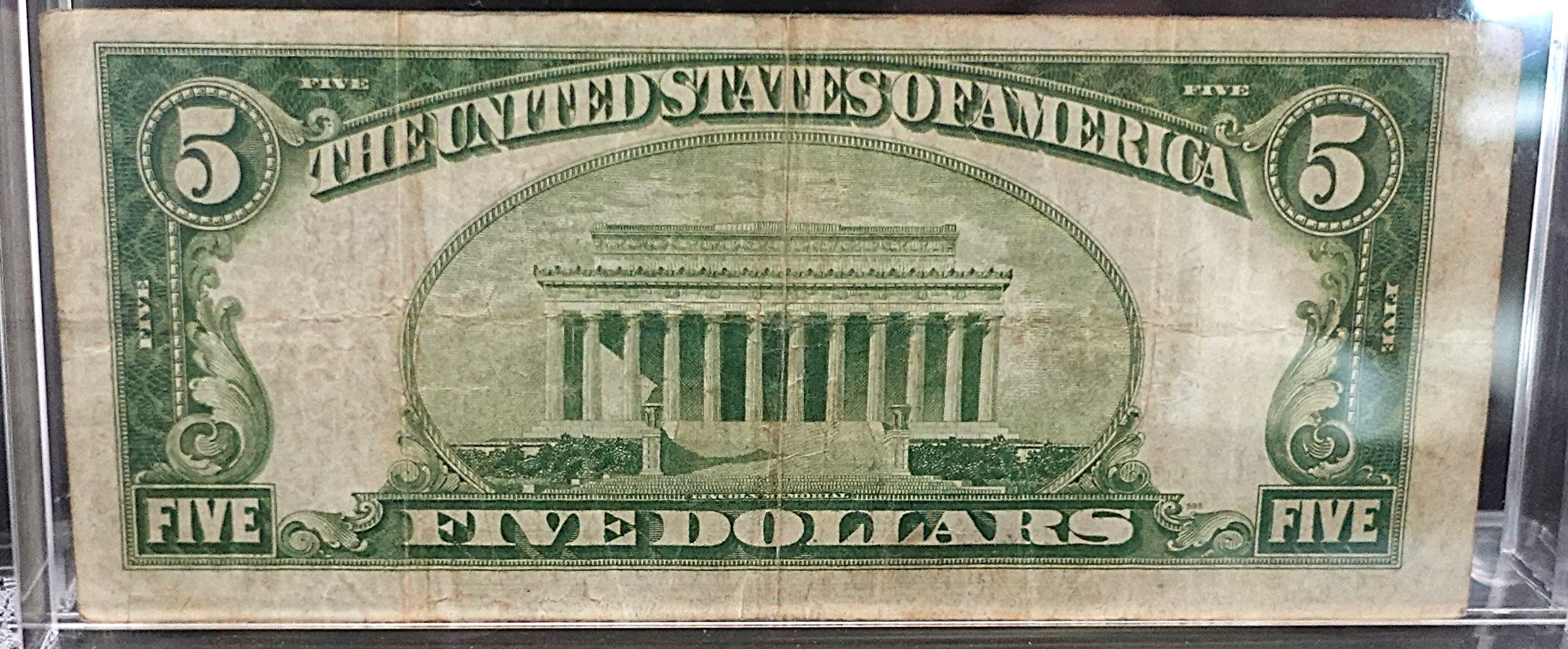 1934 $5 Silver Certificate