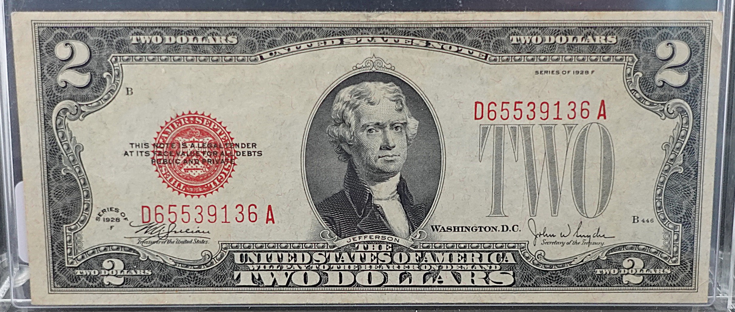 1928-F $2 Note