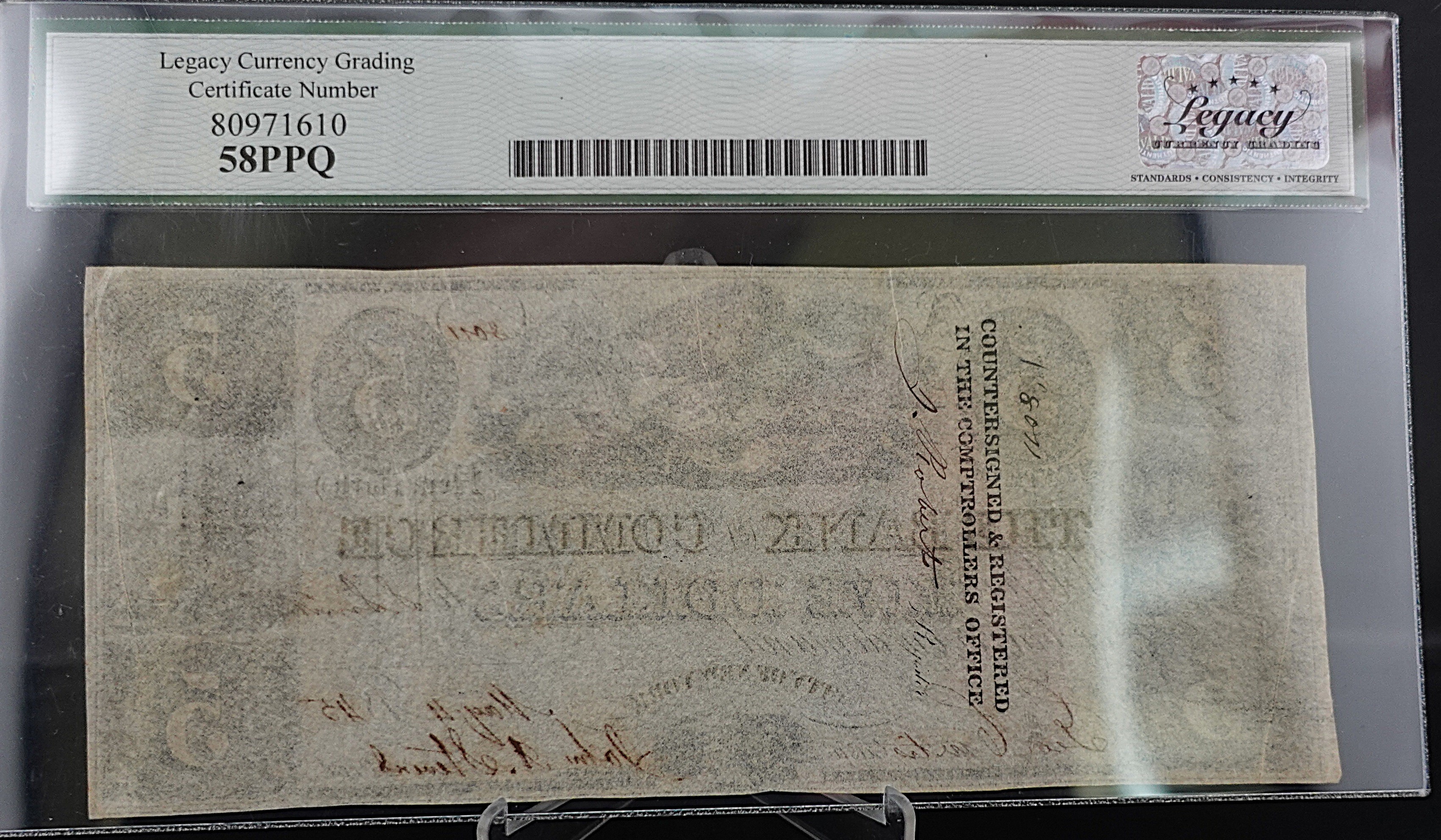 1845 $5 Bank of Commerce New York, NY