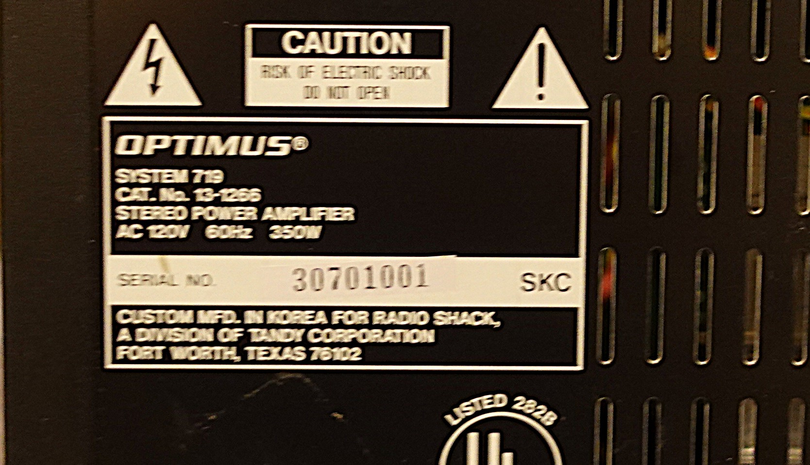 Optimus Power Amplifier