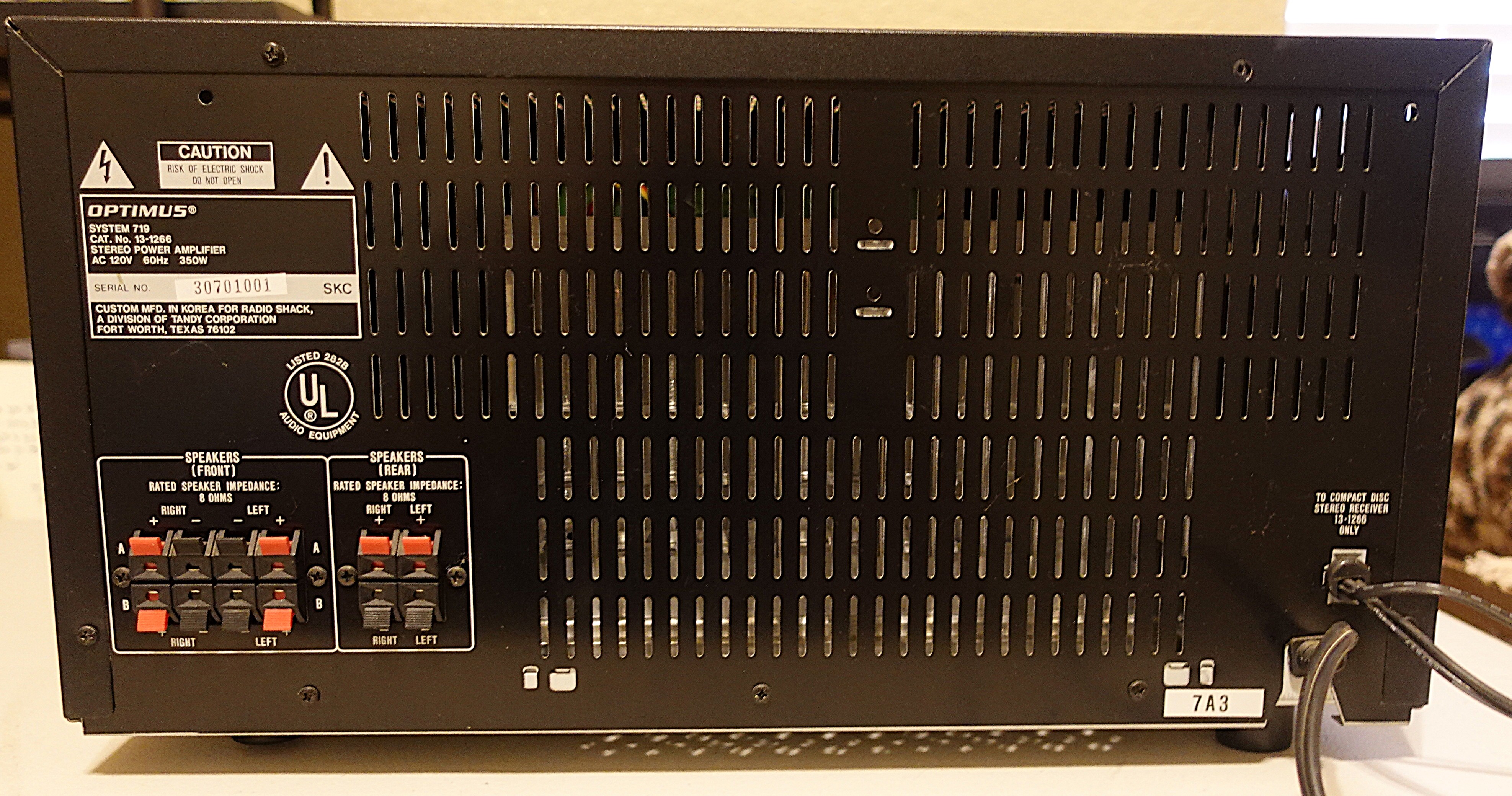 Optimus Power Amplifier