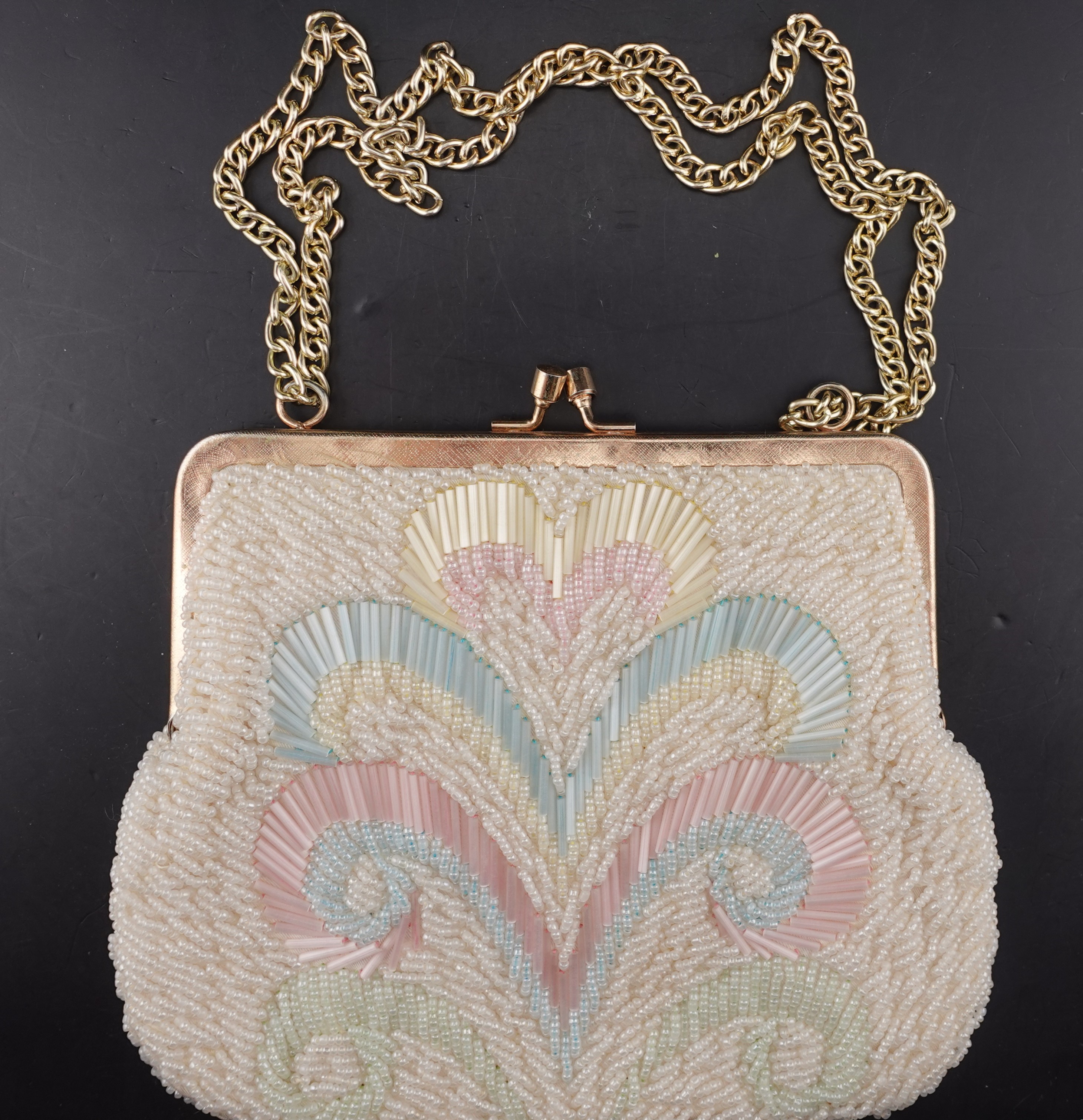La Regale Ltd. Beaded Women's Evening Shoulder Bag