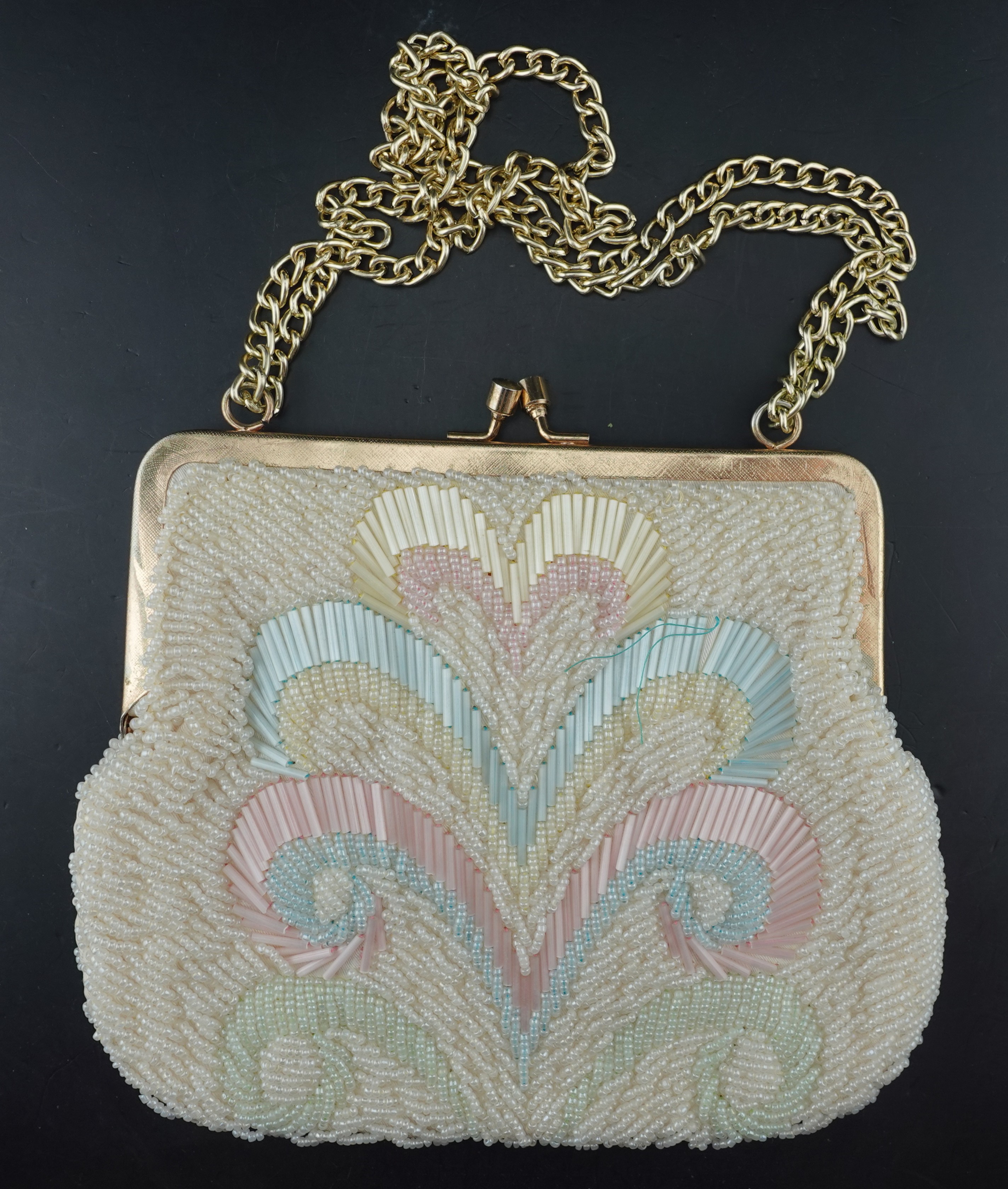 La Regale Ltd. Beaded Women's Evening Shoulder Bag