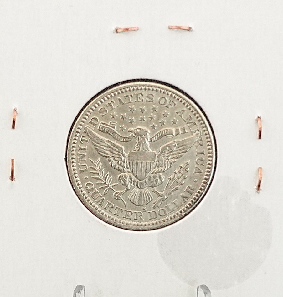 1907-S Barber Quarter