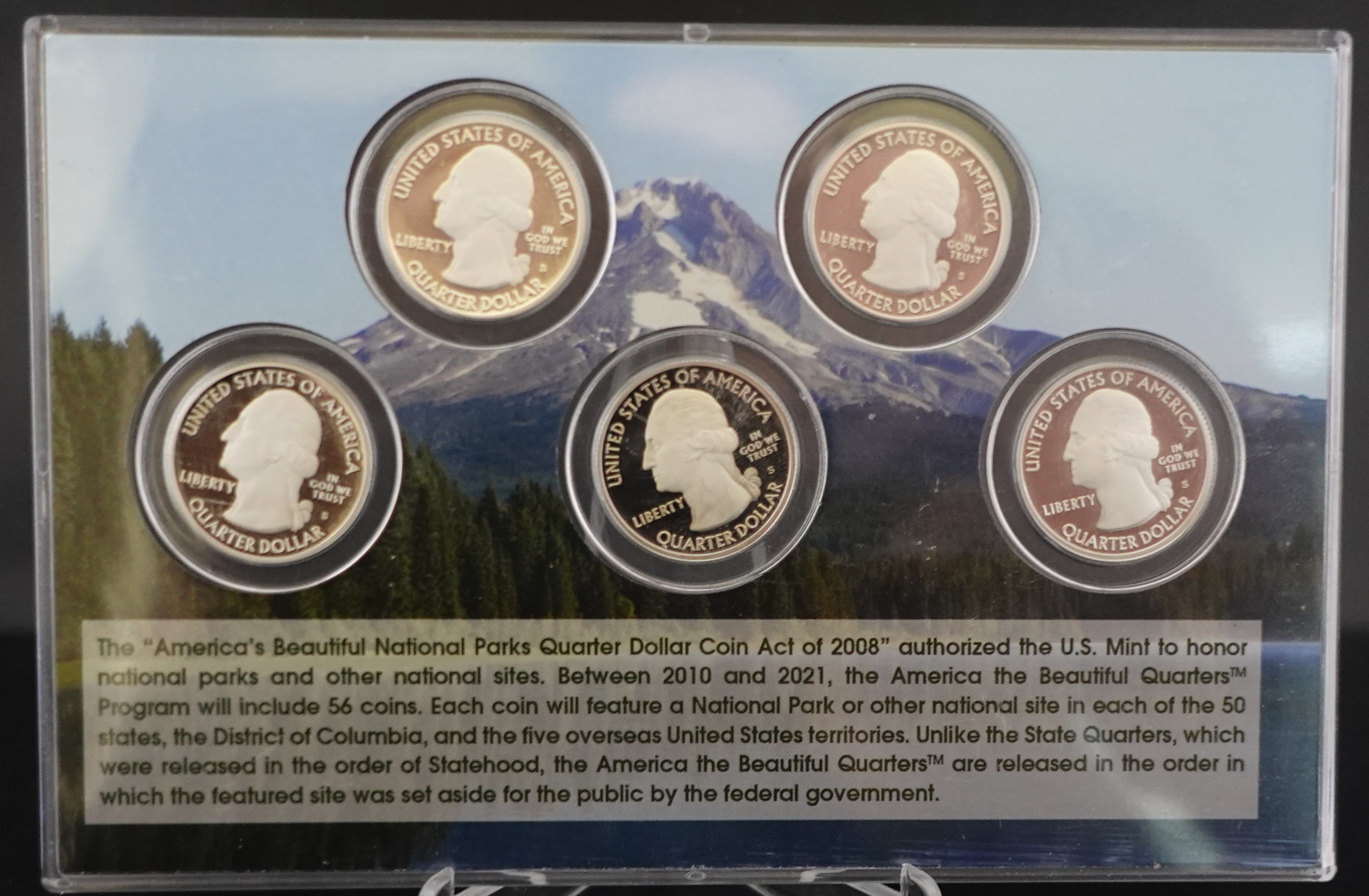 2019 National Parks State Quarter Set