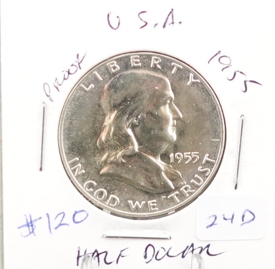 1955 Franklin Half Dollar