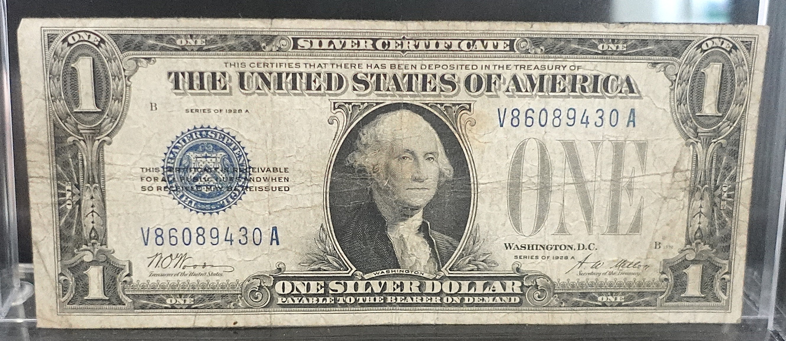 1928A $1 Silver Certificate