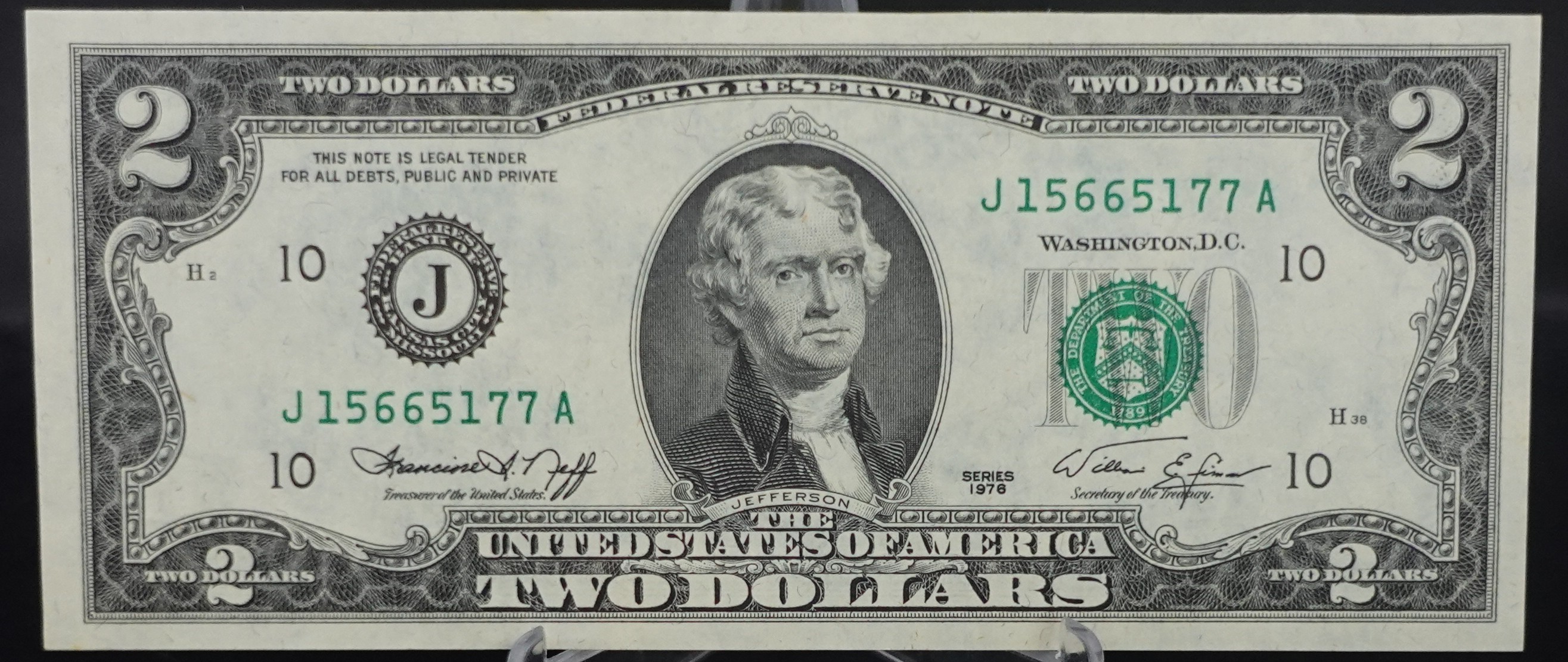 (2) $2 Notes