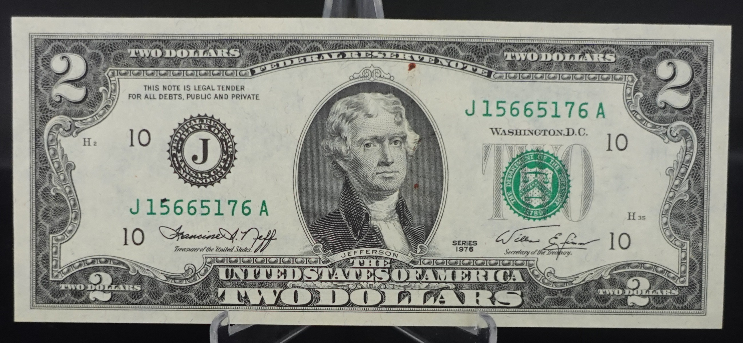 (2) $2 Notes