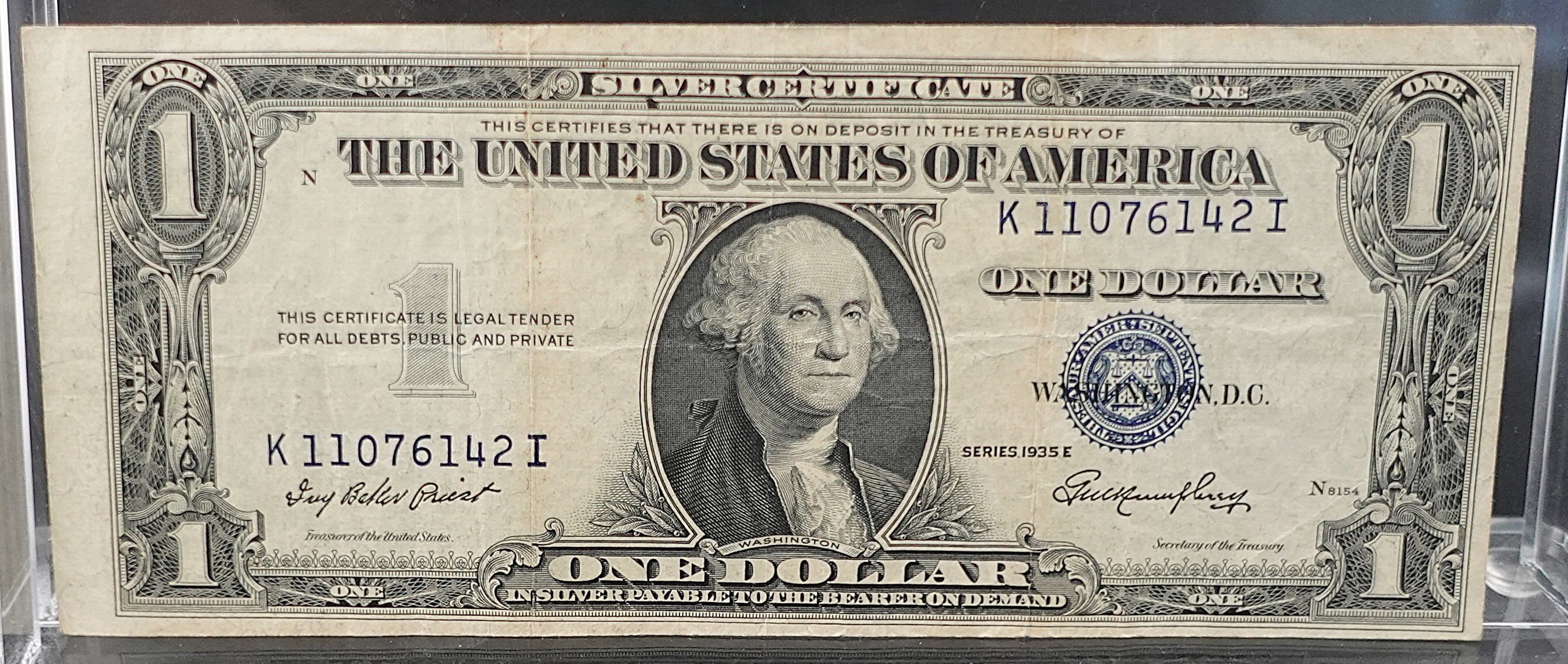 1935-E $1 Silver Certificate