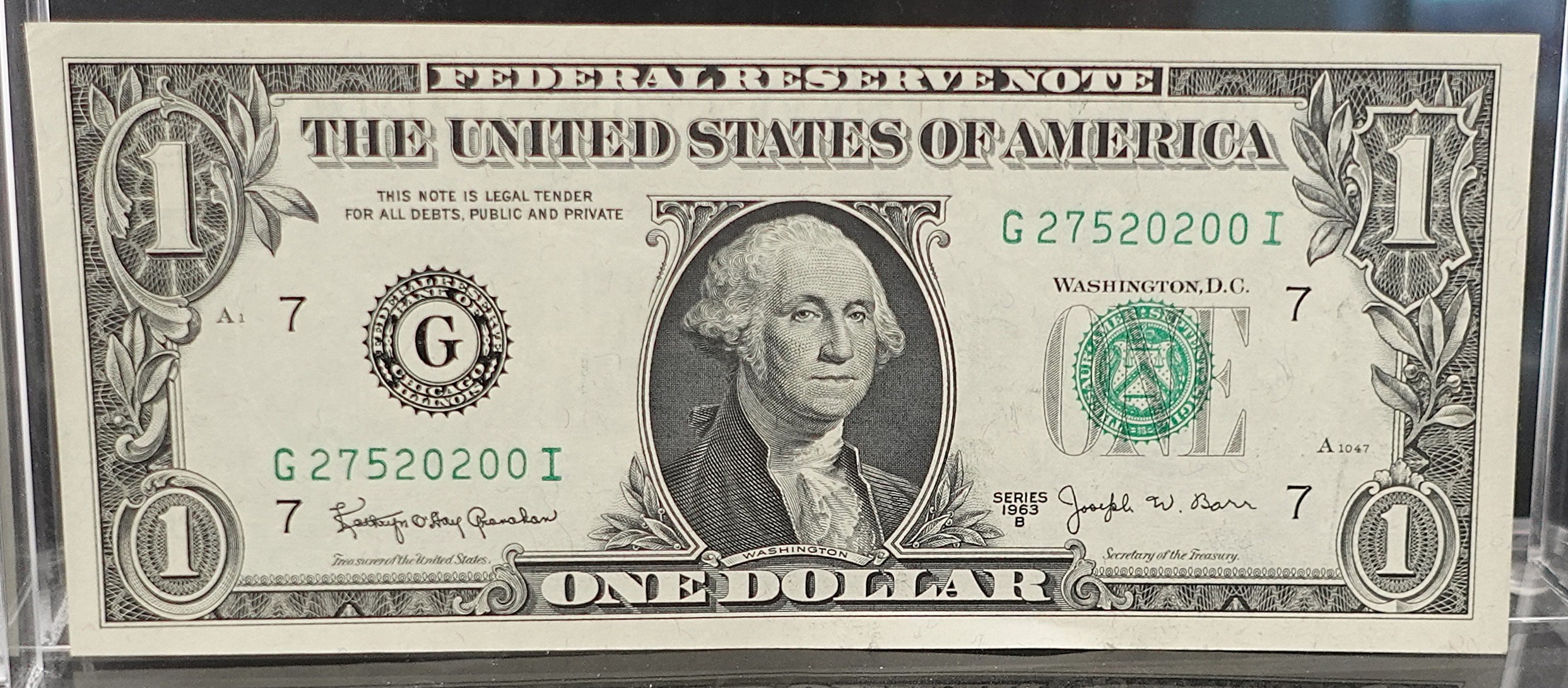 (2) 1963-D $1 Notes