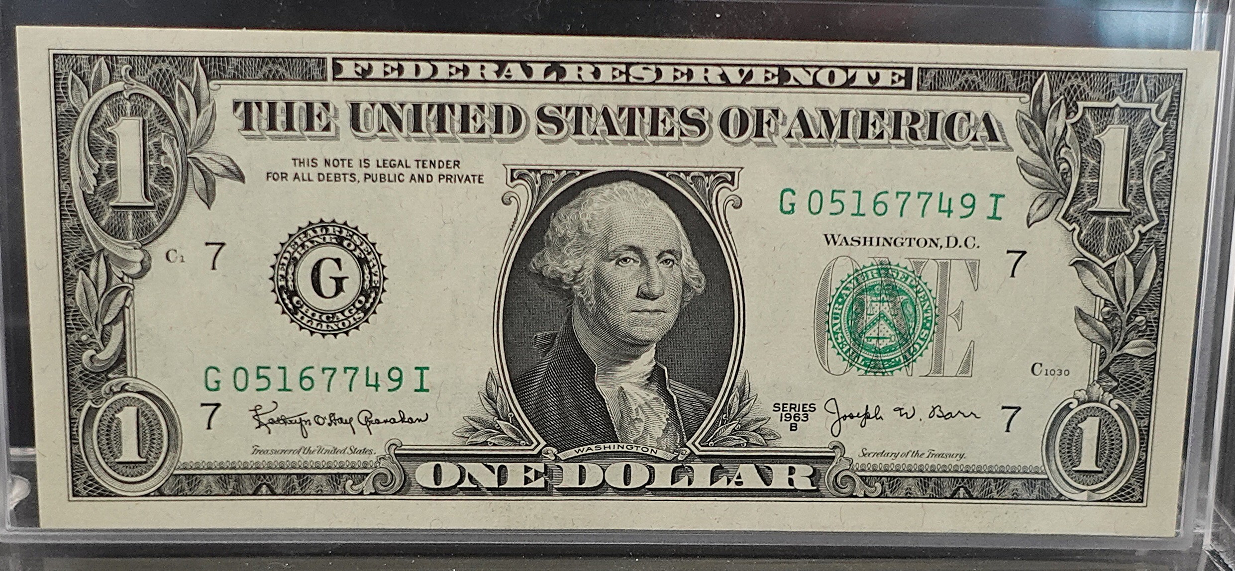 (4) 1963-B $1 Notes