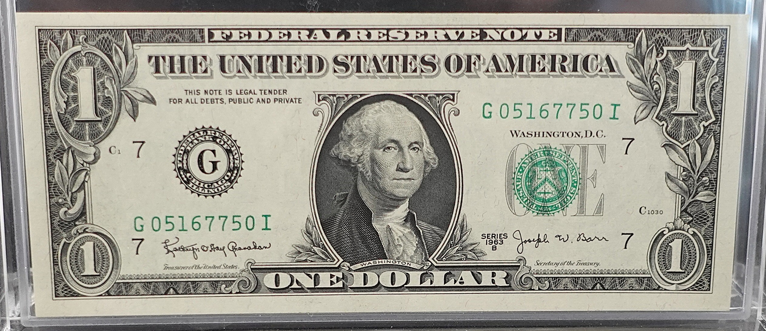 (4) 1963-B $1 Notes