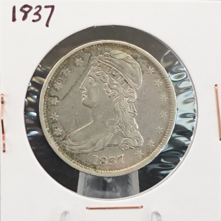 1837 Capped Bust Half Dollar