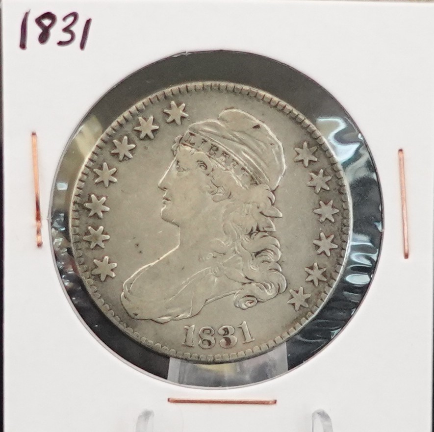 1831 Capped Bust Half Dollar