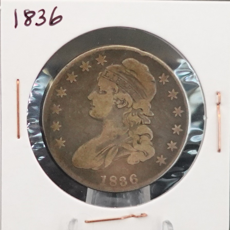 1836 Capped Bust Half Dollar