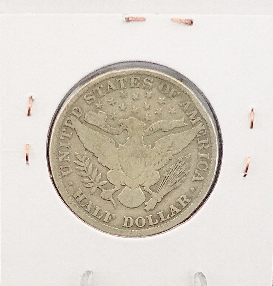 1909 and 1911 Barber Half Dollar