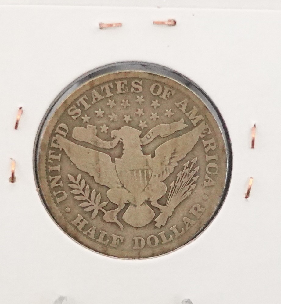 1909 and 1911 Barber Half Dollar