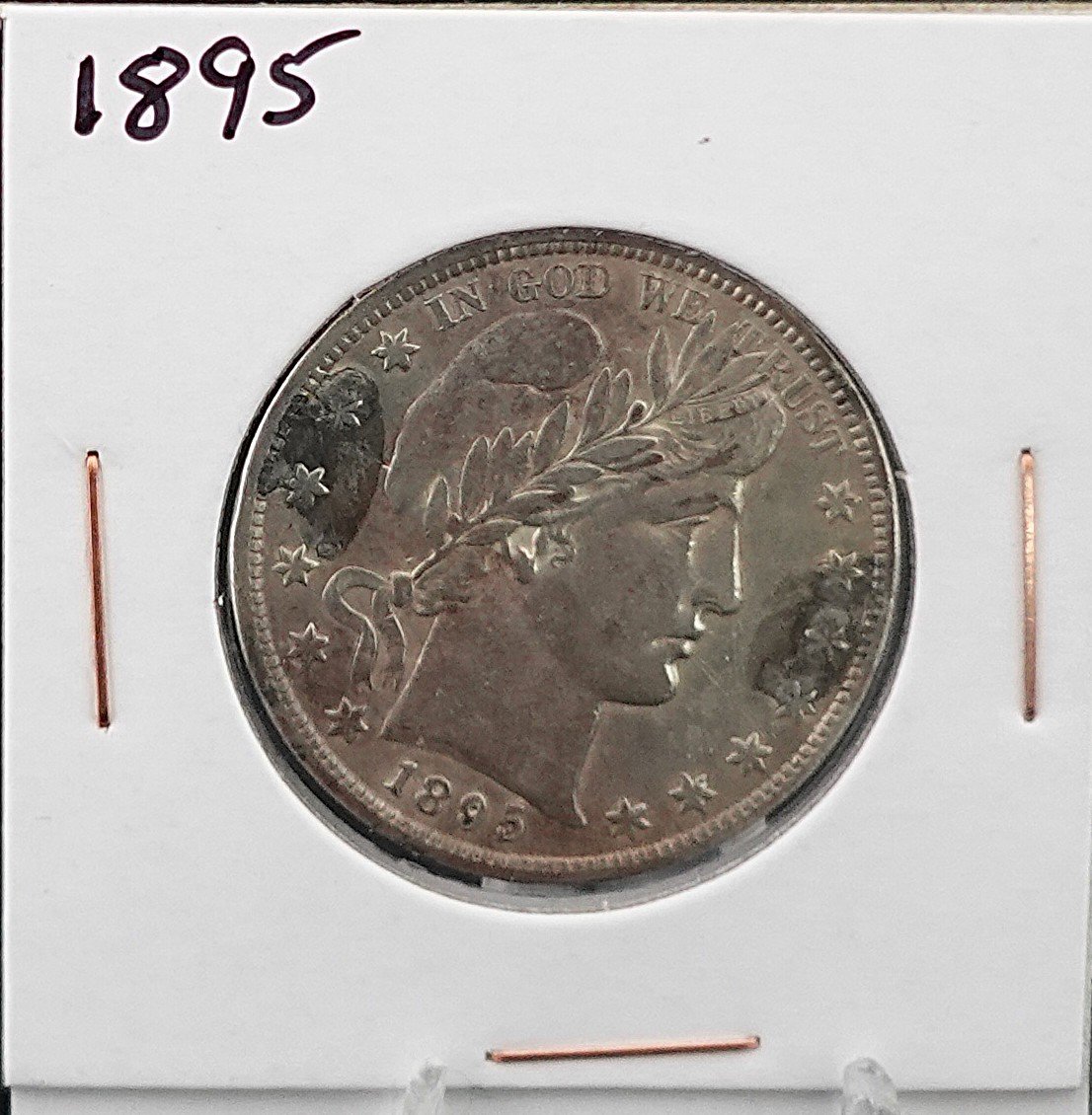 1895 Barber Half Dollar