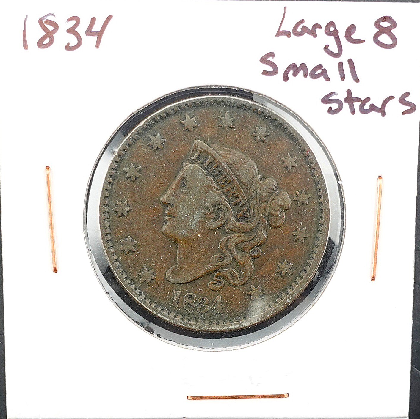 1834 Coronet Head Large Cent