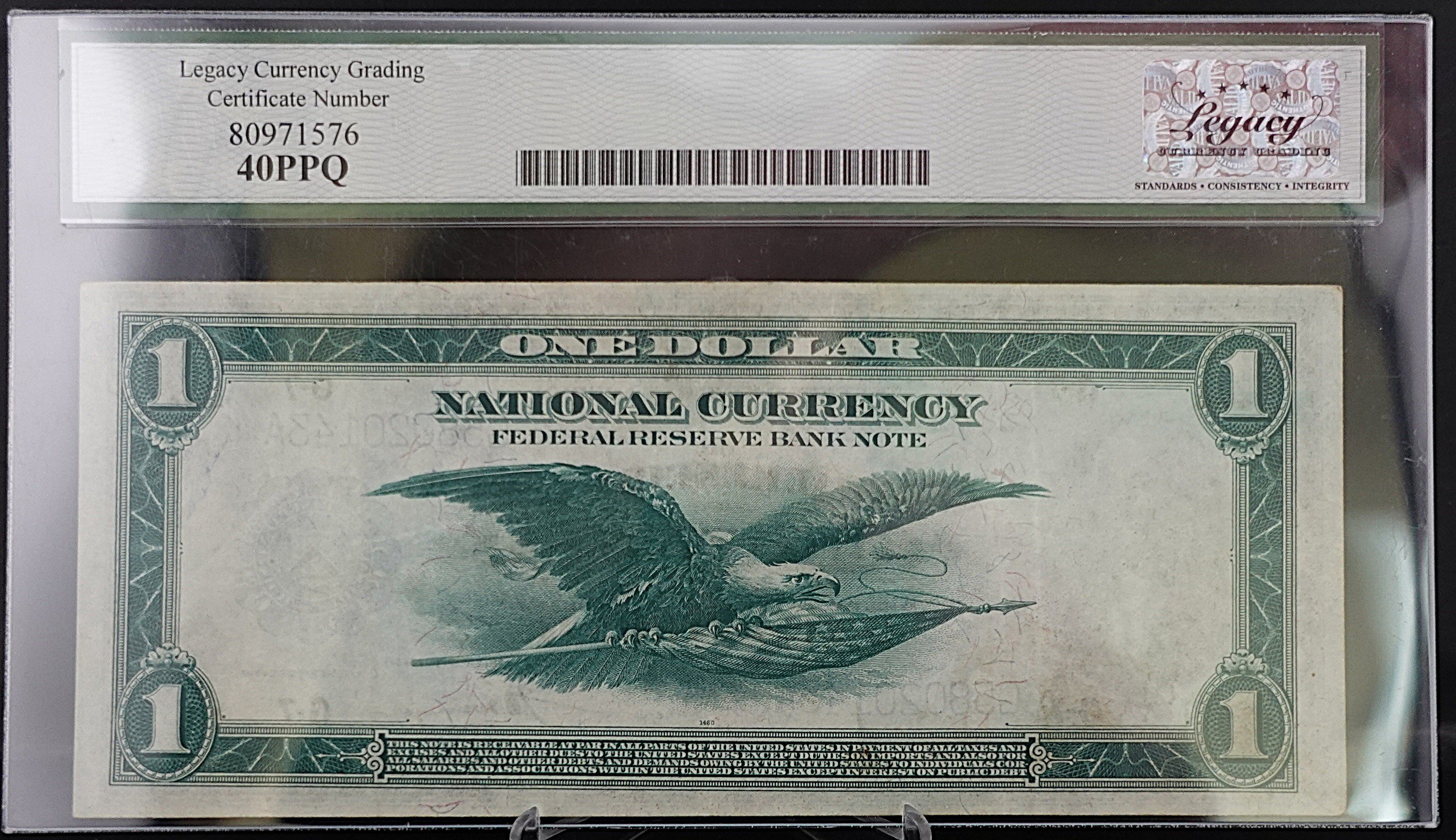 1918 Chicago Federal Reserve Bank $1Note