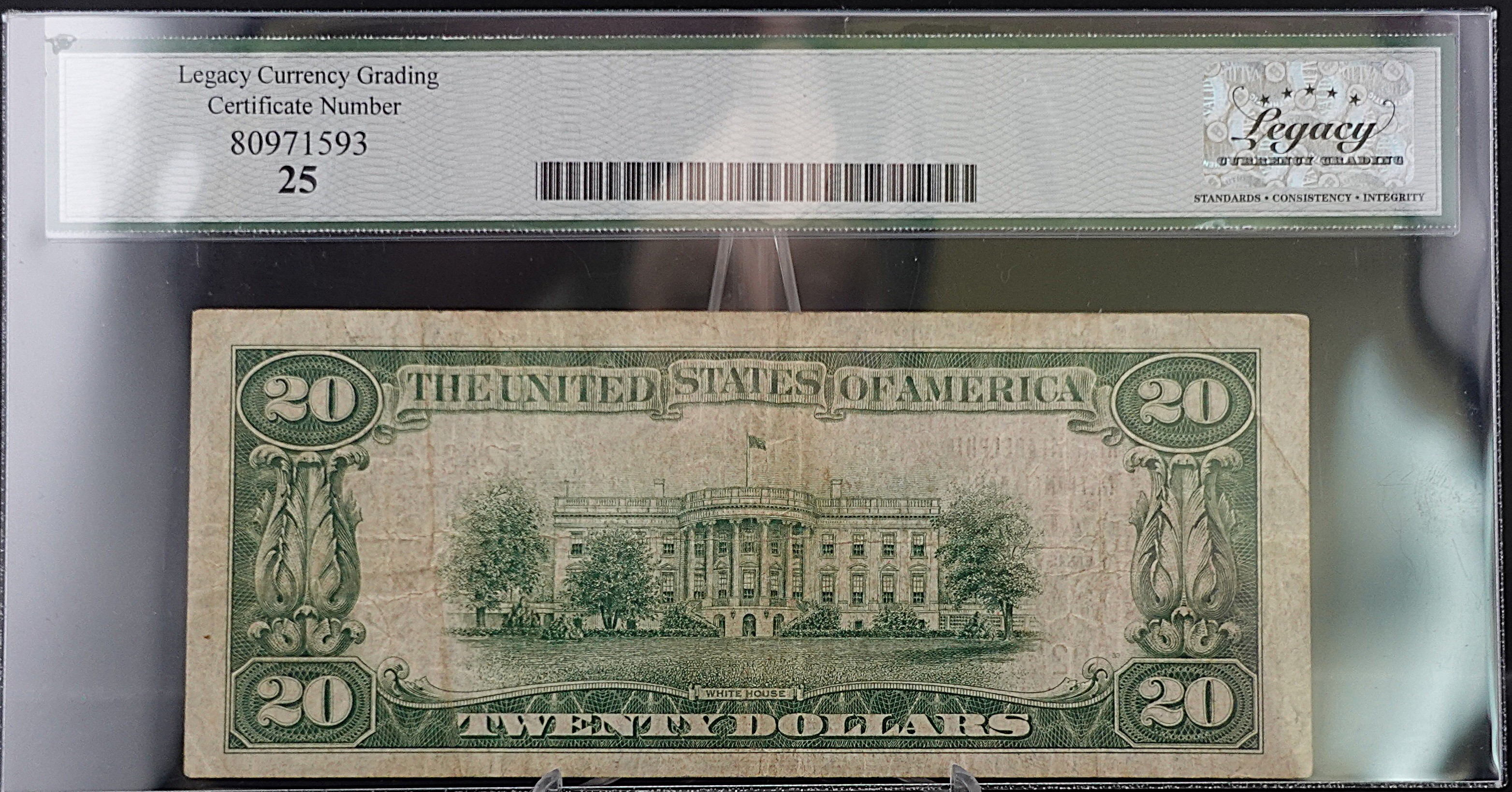 1929 Type 1 Philadelphia National Bank Philadelphia, PA $20 Note