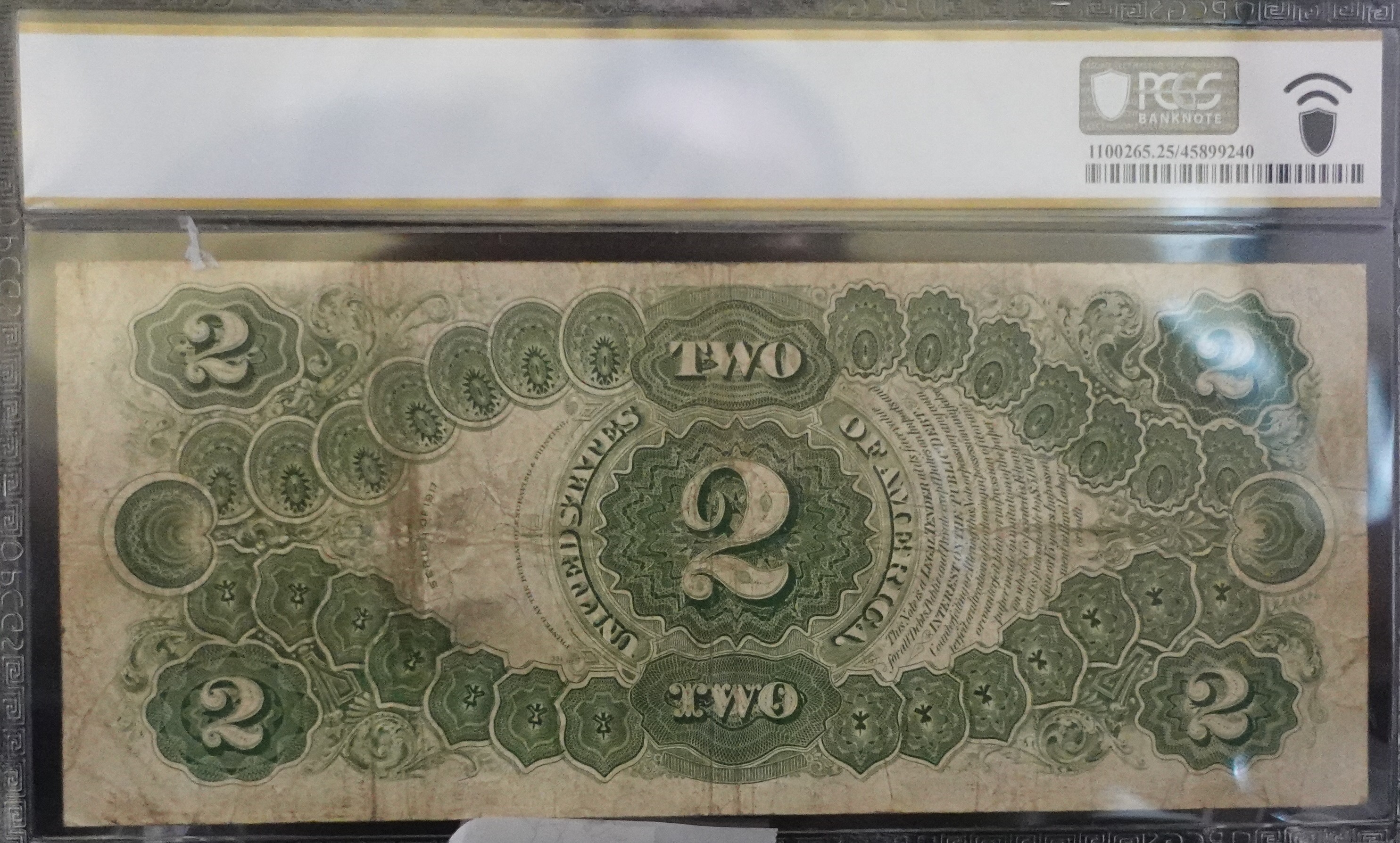 1917 $2 US Note