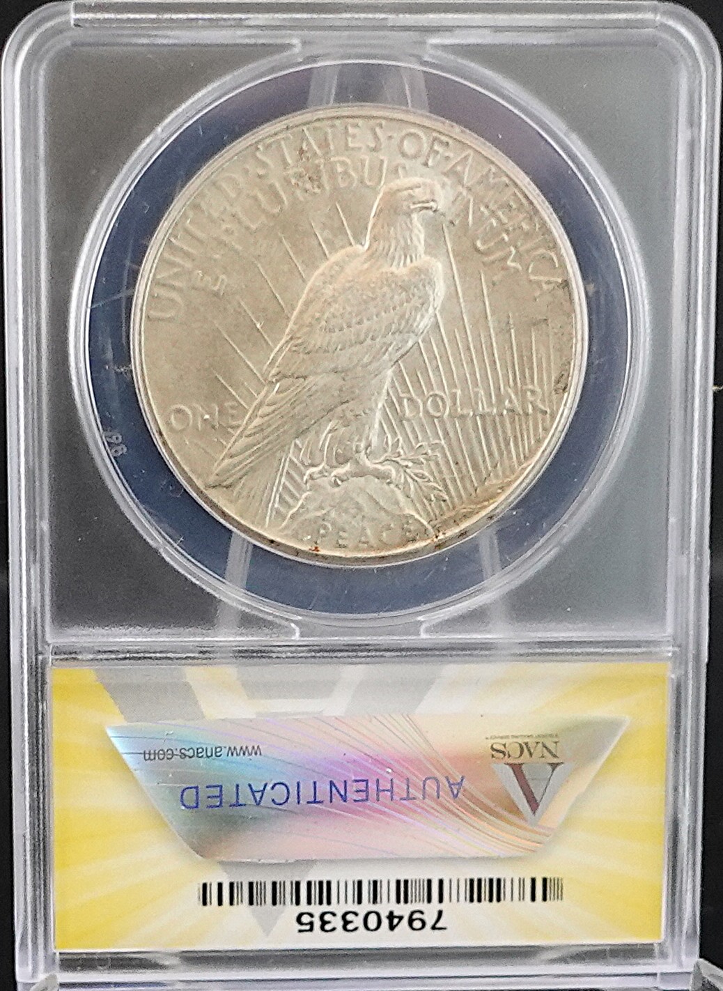 1926 Peace Dollar
