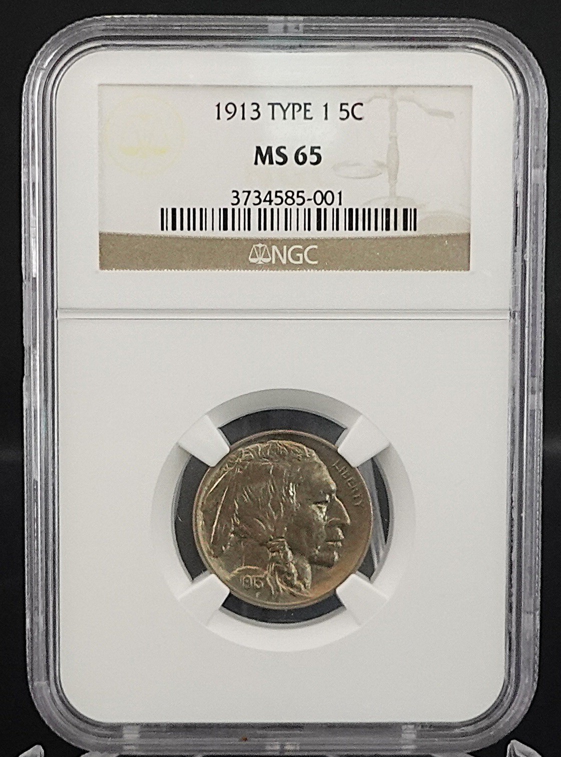 1913 Type 1 Buffalo Nickel
