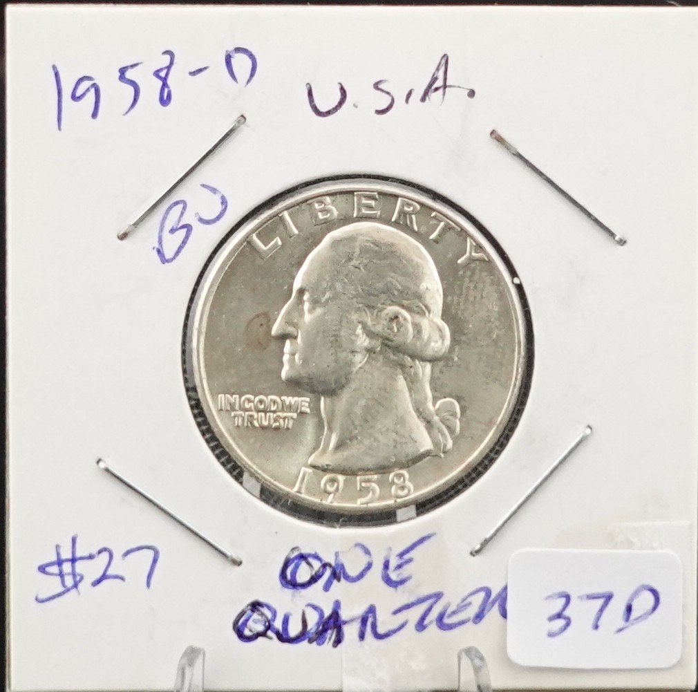 (4) Silver Washington Quarters