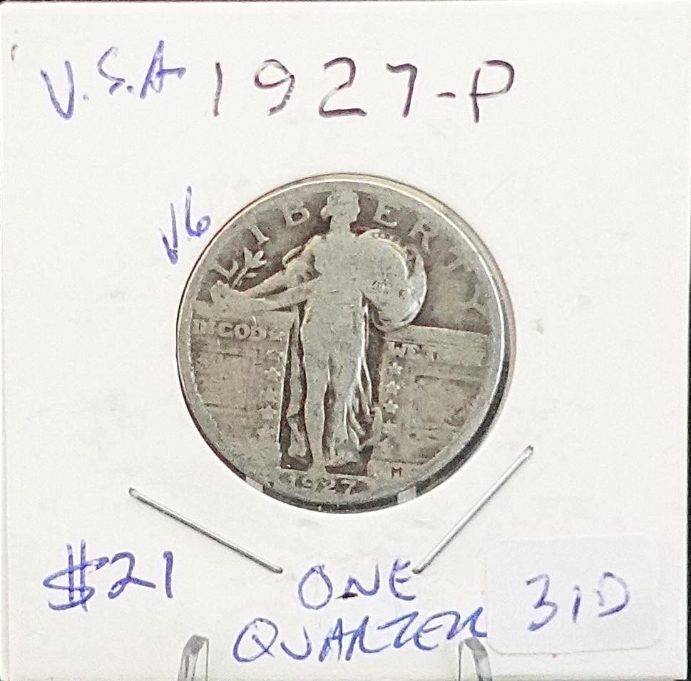 (3) 1927, 1927 1929 Standing Liberty Quarters